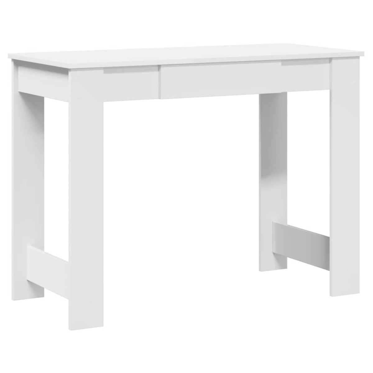 Γραφείο vidaXL Λευκό 100x45x75 cm Κατασκευασμένο ξύλο