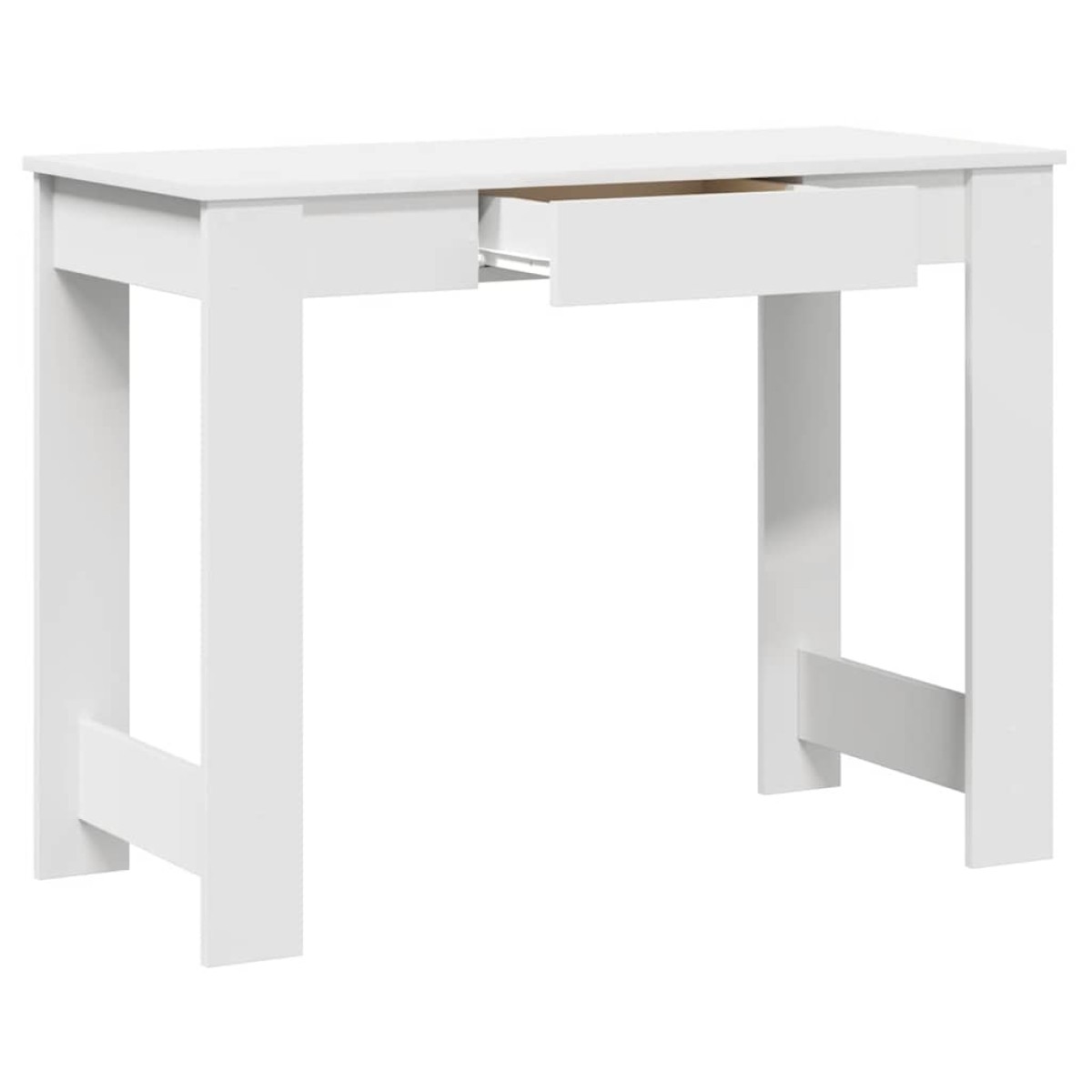 Γραφείο vidaXL Λευκό 100x45x75 cm Κατασκευασμένο ξύλο
