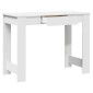 Γραφείο vidaXL Λευκό 100x45x75 cm Κατασκευασμένο ξύλο