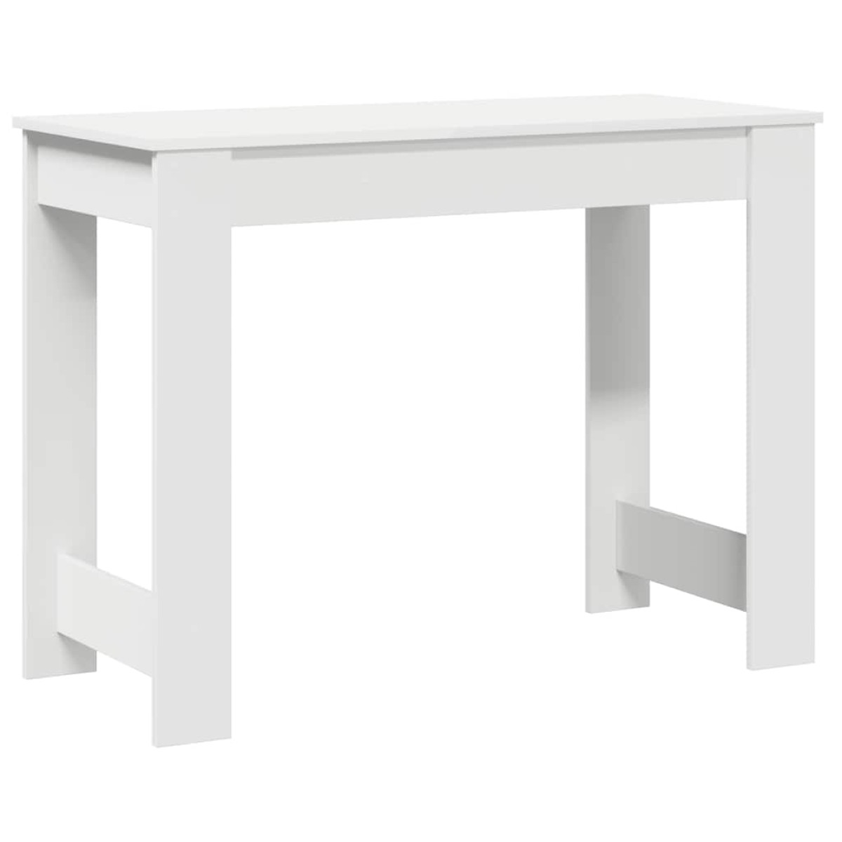 Γραφείο vidaXL Λευκό 100x45x75 cm Κατασκευασμένο ξύλο