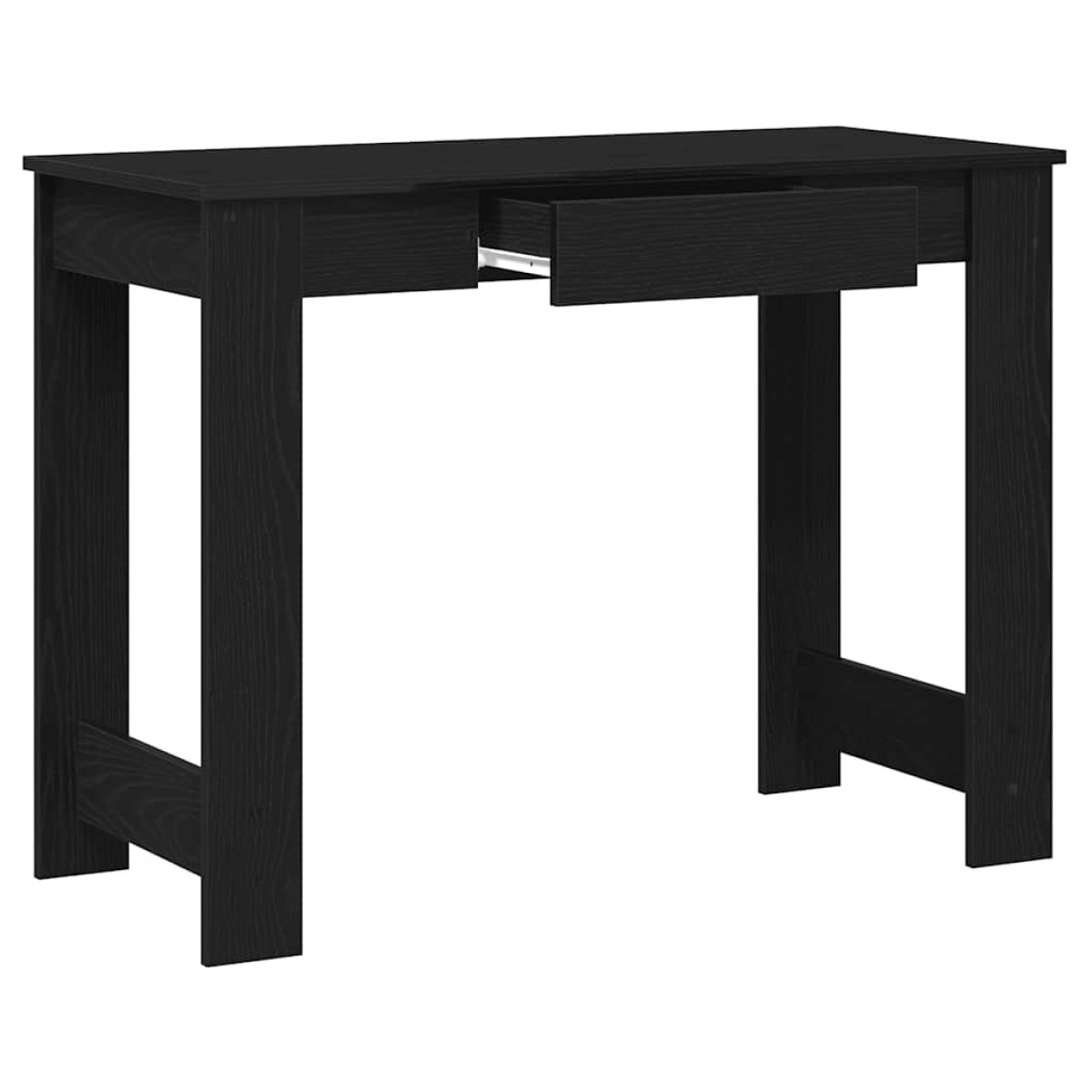 vidaXL Γραφείο Μαύρο 100x45x75 εκ. από Επεξεργασμένο Ξύλο