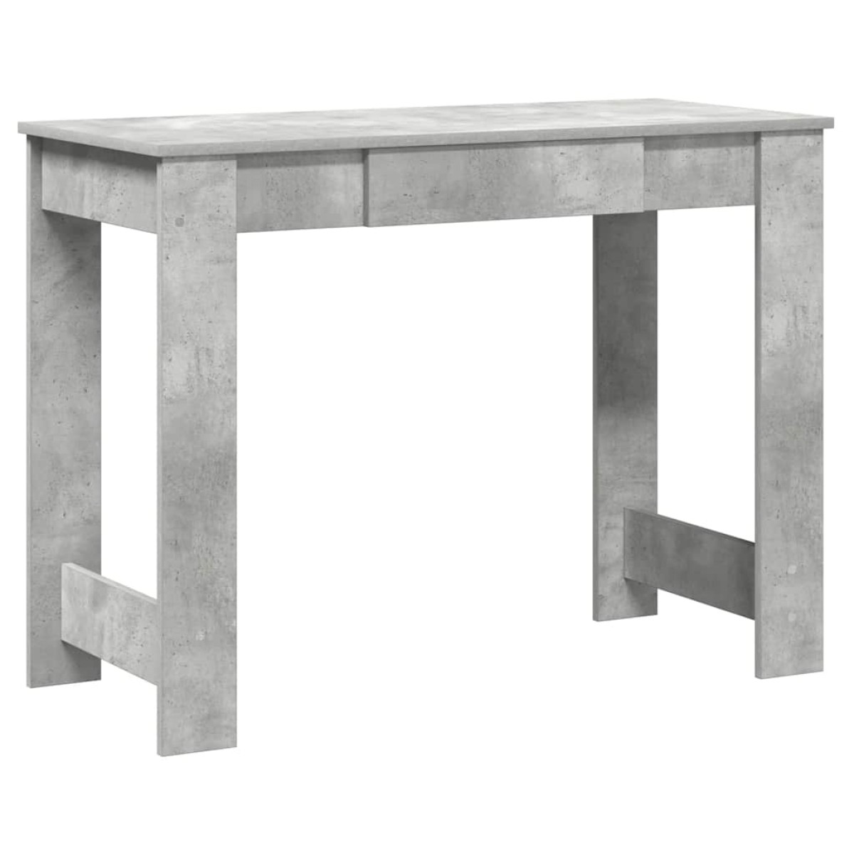 vidaXL Γραφείο Γκρι του Σκυροδέματος 100x45x75 εκ. από Μοριοσανίδα