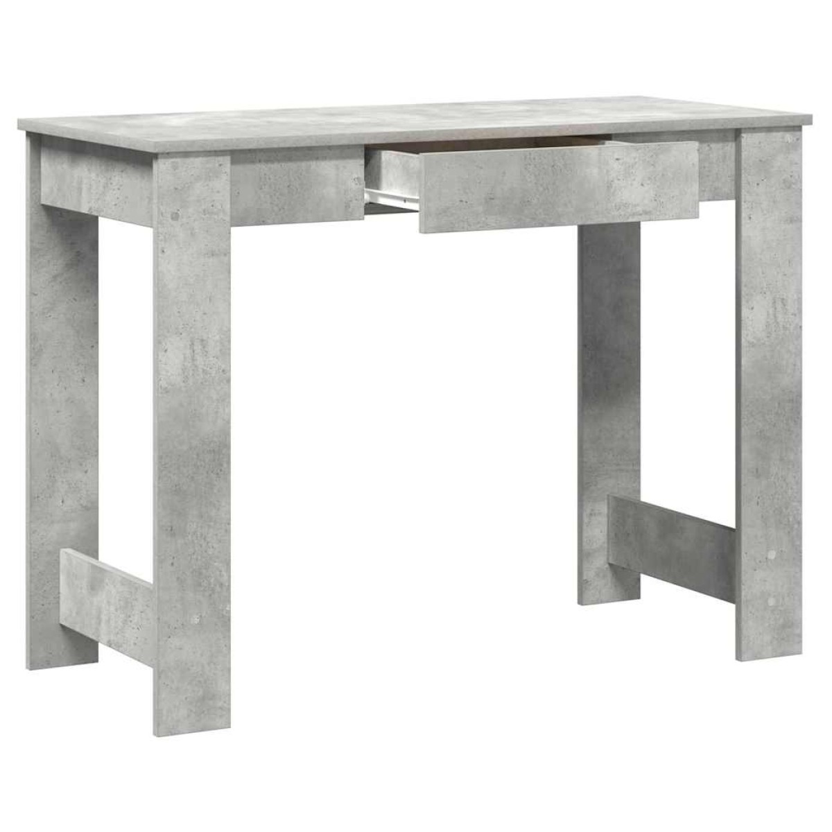 vidaXL Γραφείο Γκρι του Σκυροδέματος 100x45x75 εκ. από Μοριοσανίδα