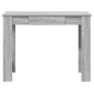 vidaXL Γραφείο Γκρι Sonoma 100x45x75 εκ. από Επεξεργασμένο Ξύλο