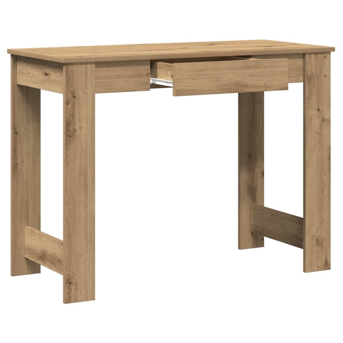 vidaXL Γραφείο Αρτισιανή Δρυς 100x45x75 εκ. από Επεξεργασμένο Ξύλο