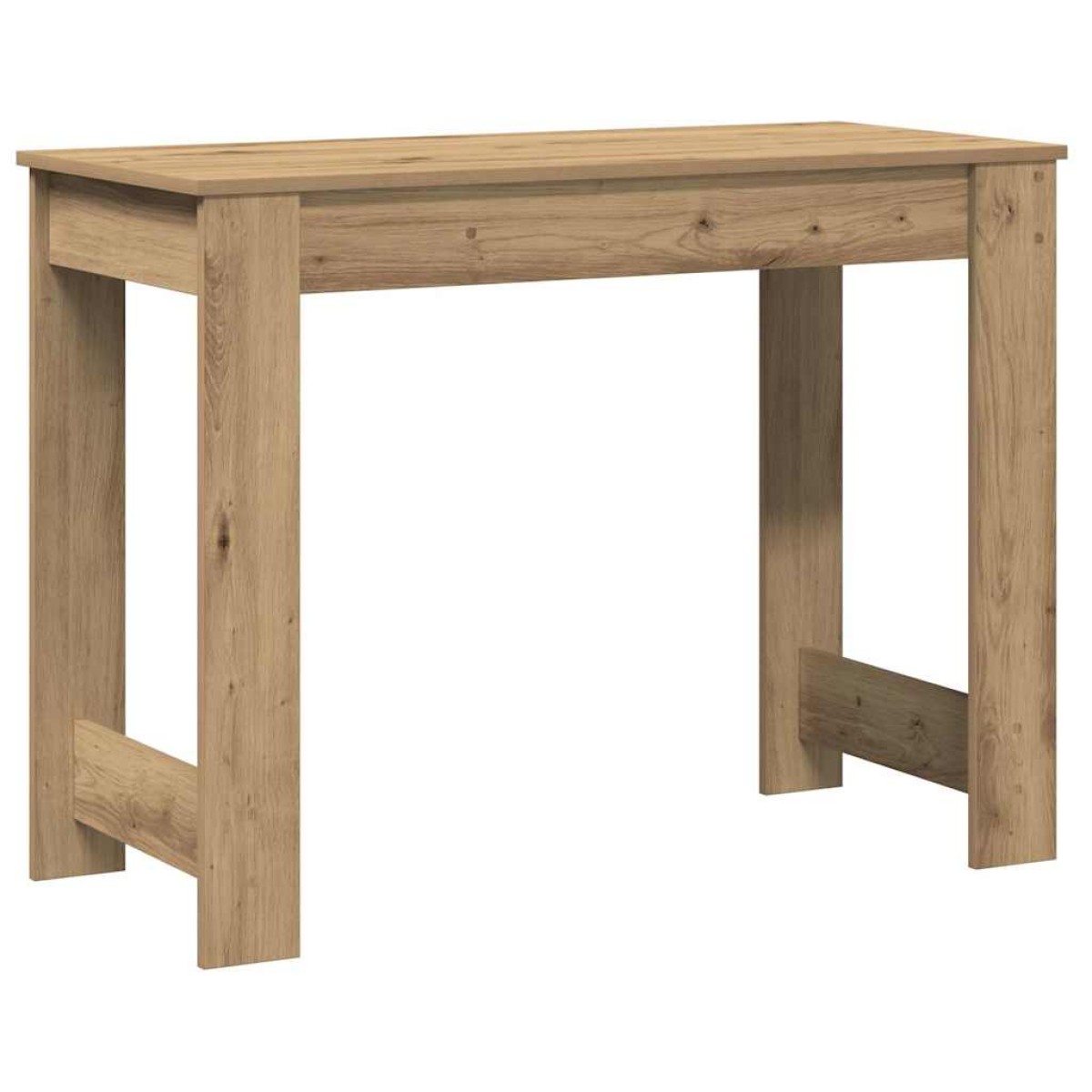 vidaXL Γραφείο Αρτισιανή Δρυς 100x45x75 εκ. από Επεξεργασμένο Ξύλο