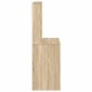 vidaXL Γραφείο με Ράφια Sonoma Δρυς 100x45x140 εκ. Επεξεργασμένο Ξύλο