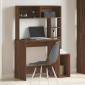 vidaXL Γραφείο με Ράφια Καφέ Δρυς 100x45x140 εκ. από Τεχνητό Ξύλο