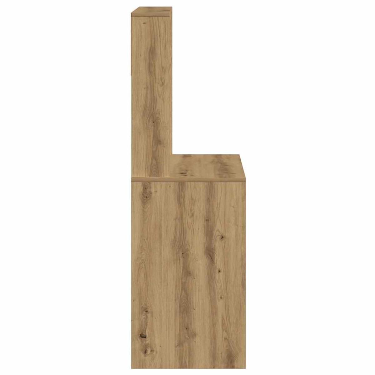 vidaXL Γραφείο με Ράφια Αρτισιανή Δρυς 100x45x140εκ Επεξεργασμένο Ξύλο