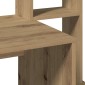 vidaXL Γραφείο με Ράφια Αρτισιανή Δρυς 100x45x140εκ Επεξεργασμένο Ξύλο