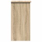 vidaXL Γραφείο με Ράφια Sonoma Δρυς 110x45x157 εκ. από Μοριοσανίδα