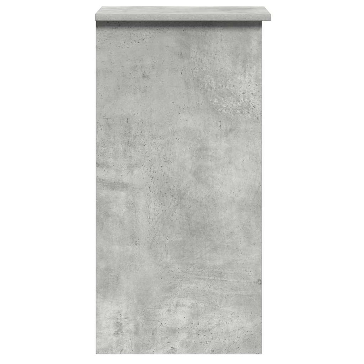 vidaXL Γραφείο με Ράφια Γκρι Σκυροδέματος 84x40x78 εκ. Μοριοσανίδα