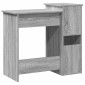 vidaXL Γραφείο με Ράφια Γκρι Sonoma 84x40x78 εκ. Επεξεργασμένο Ξύλο