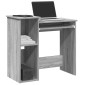 vidaXL Γραφείο με Ράφια Γκρι Sonoma 84x40x78 εκ. Επεξεργασμένο Ξύλο