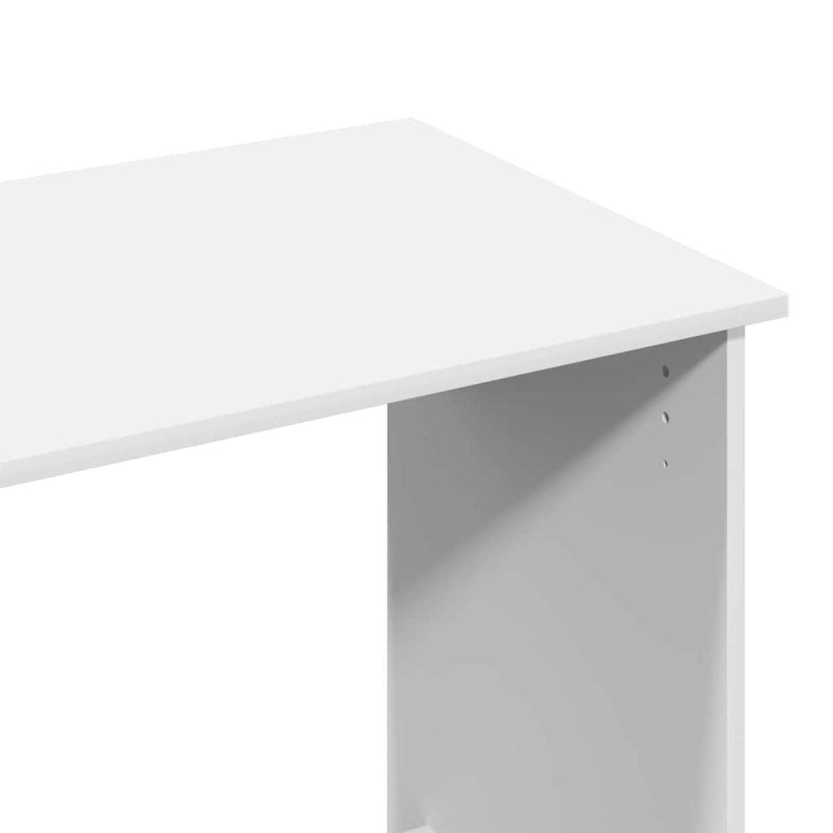 vidaXL Γραφείο Λευκό 80 x 40 x 75 εκ. από Μοριοσανίδα