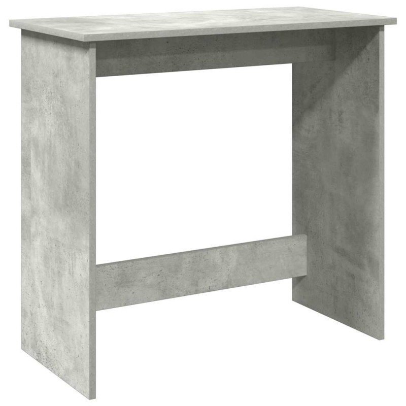 vidaXL Γραφείο Γκρι του Σκυροδέματος 80 x 40 x 75 εκ. από Μοριοσανίδα