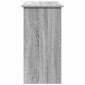 vidaXL Γραφείο Γκρι Sonoma 80 x 40 x 75 εκ. από Επεξεργασμένο Ξύλο