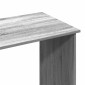 vidaXL Γραφείο Γκρι Sonoma 80 x 40 x 75 εκ. από Επεξεργασμένο Ξύλο