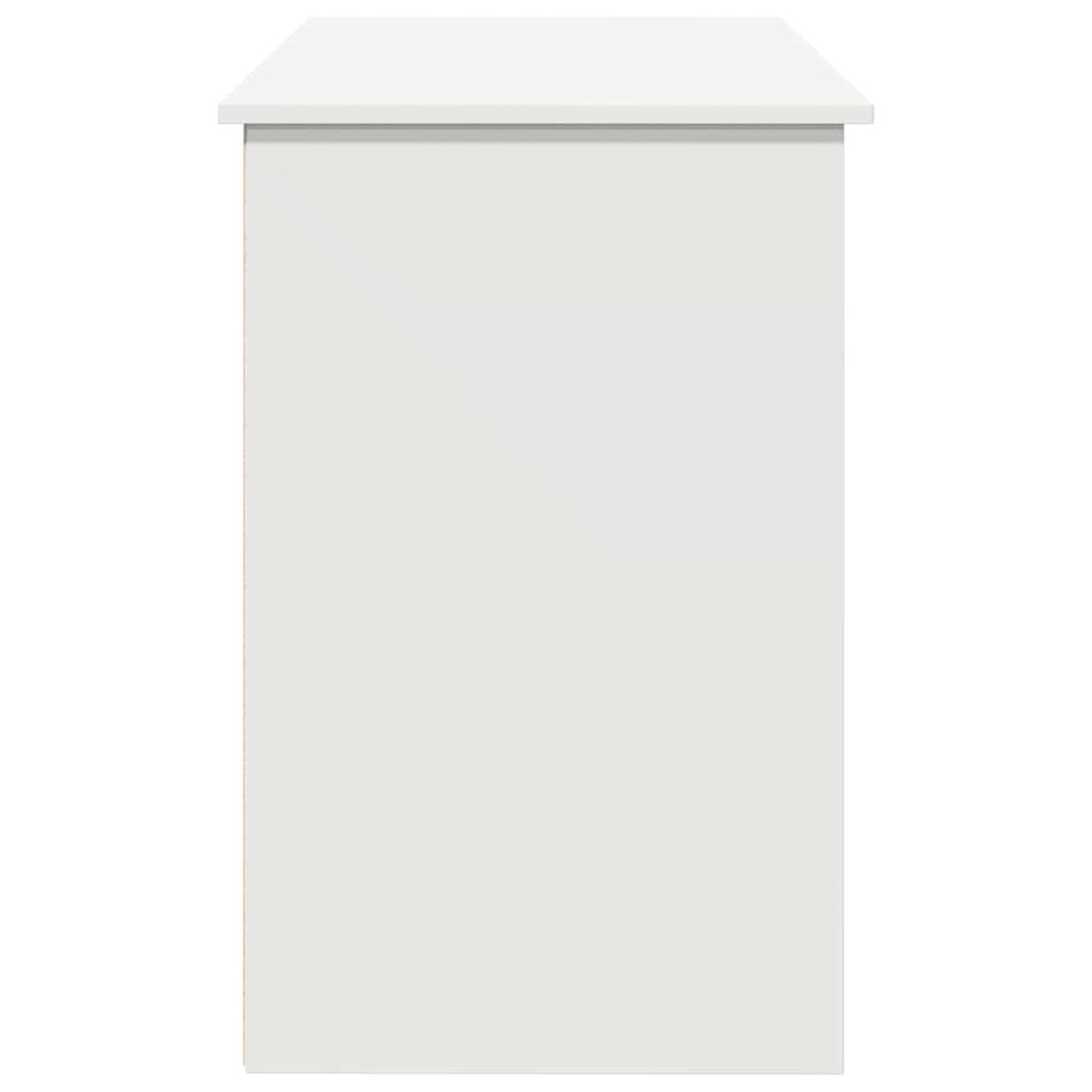 vidaXL Γραφείο Λευκό 102x50x75 εκ. από Επεξεργασμένο Ξύλο