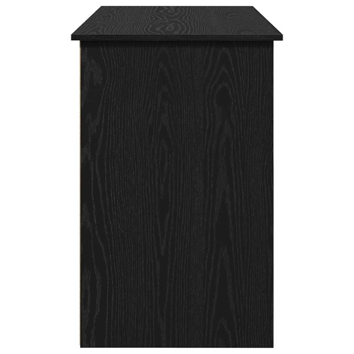 vidaXL Γραφείο Μαύρο 102x50x75 εκ. από Επεξεργασμένο Ξύλο