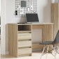 vidaXL Γραφείο Sonoma Δρυς 102x50x75 εκ. από Επεξεργασμένο Ξύλο