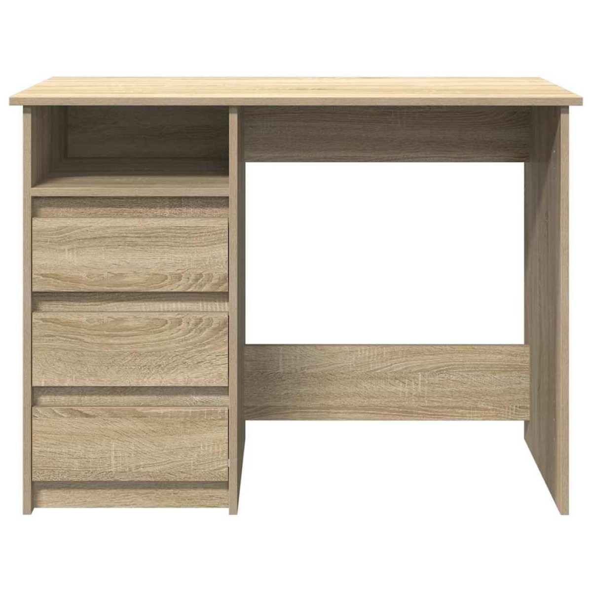vidaXL Γραφείο Sonoma Δρυς 102x50x75 εκ. από Επεξεργασμένο Ξύλο