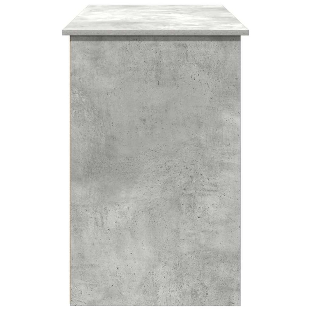 vidaXL Γραφείο Γκρι Σκυροδέματος 102 x 50 x 75 εκ. Επεξεργασμένο Ξύλο