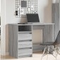 vidaXL Γραφείο Γκρι Sonoma 102x50x75 εκ. από Επεξεργασμένο Ξύλο