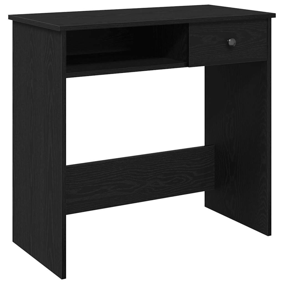 vidaXL Γραφείο Μαύρο 80 x 40 x 75 εκ. από Μοριοσανίδα