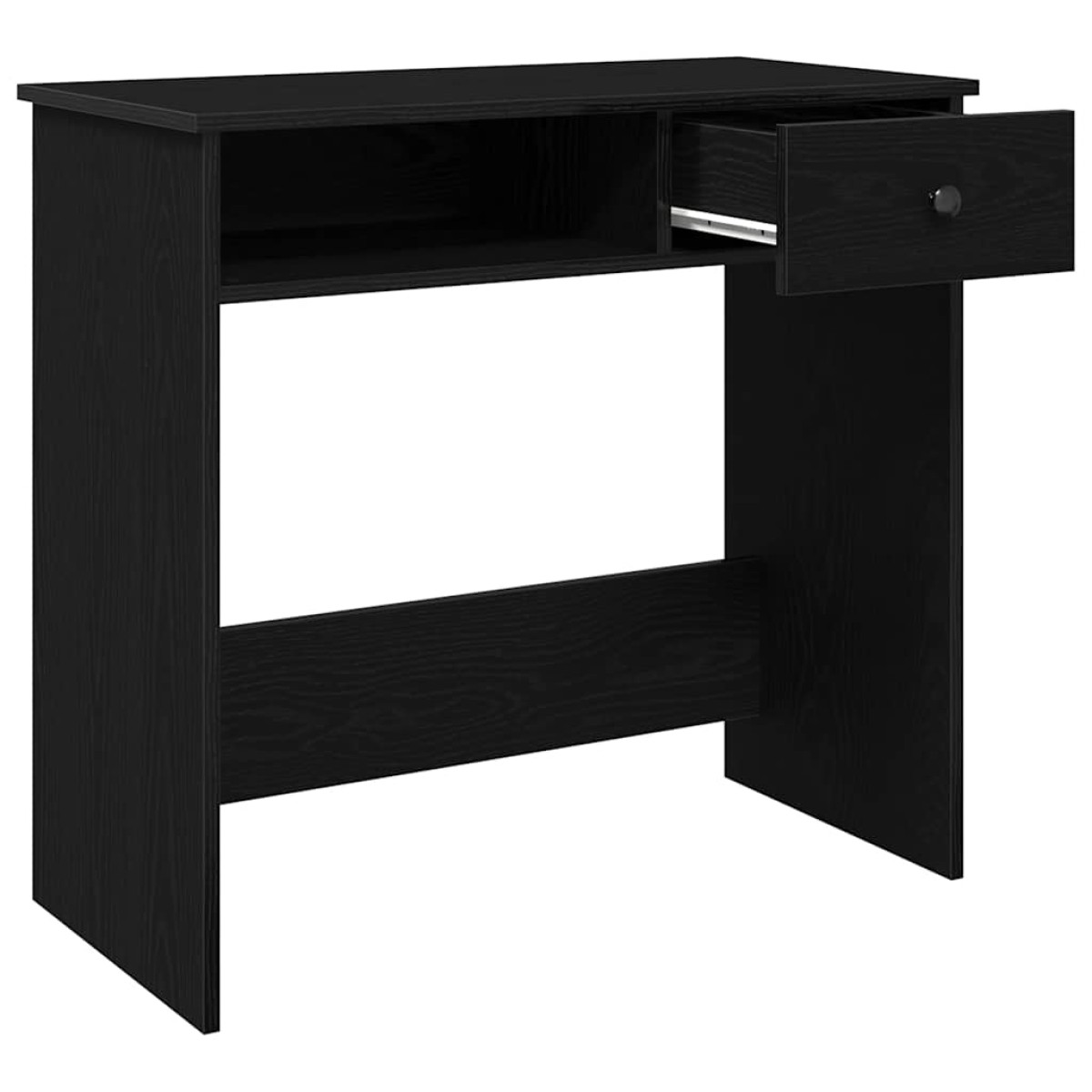 vidaXL Γραφείο Μαύρο 80 x 40 x 75 εκ. από Μοριοσανίδα