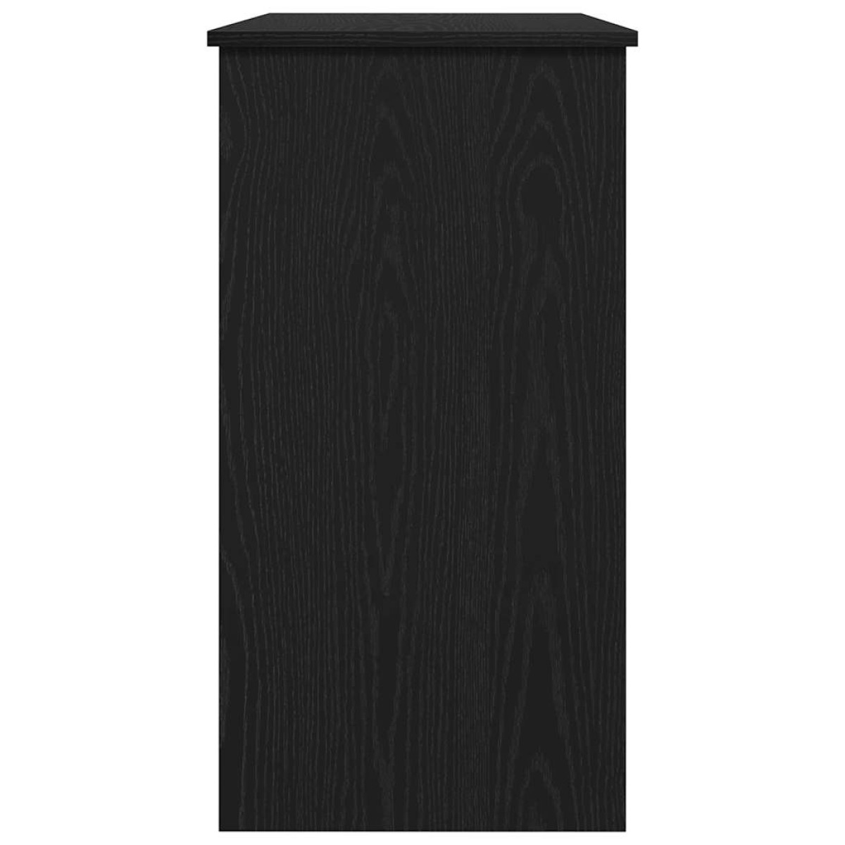 vidaXL Γραφείο Μαύρο 80 x 40 x 75 εκ. από Μοριοσανίδα