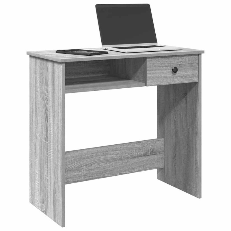 vidaXL Γραφείο Γκρι Sonoma 80 x 40 x 75 εκ. από Επεξεργασμένο Ξύλο