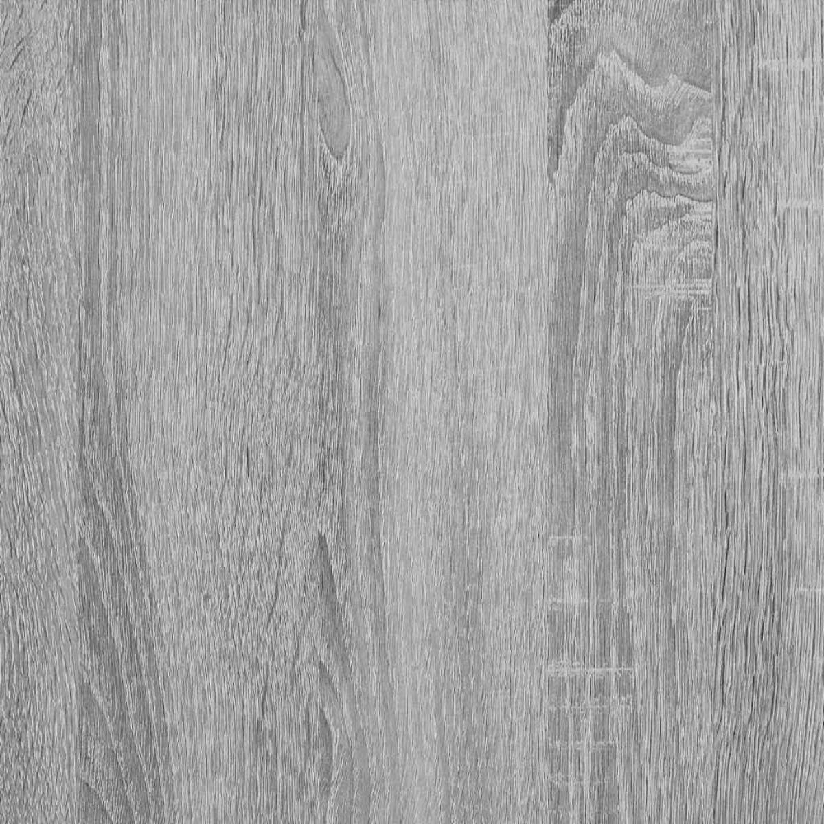 vidaXL Ράφι κουζίνας στοιβαζόμενο Γκρι Sonoma 50x15x16 εκ.