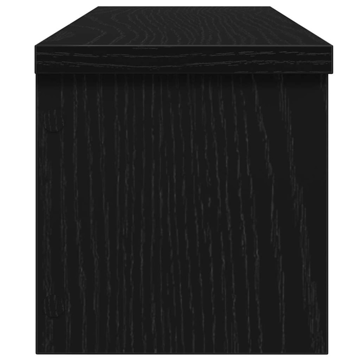 vidaXL Ράφι κουζίνας στοιβαζόμενο Μαύρη 60x15x16 εκ.