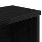 vidaXL Ράφι κουζίνας στοιβαζόμενο Μαύρη 60x15x16 εκ.