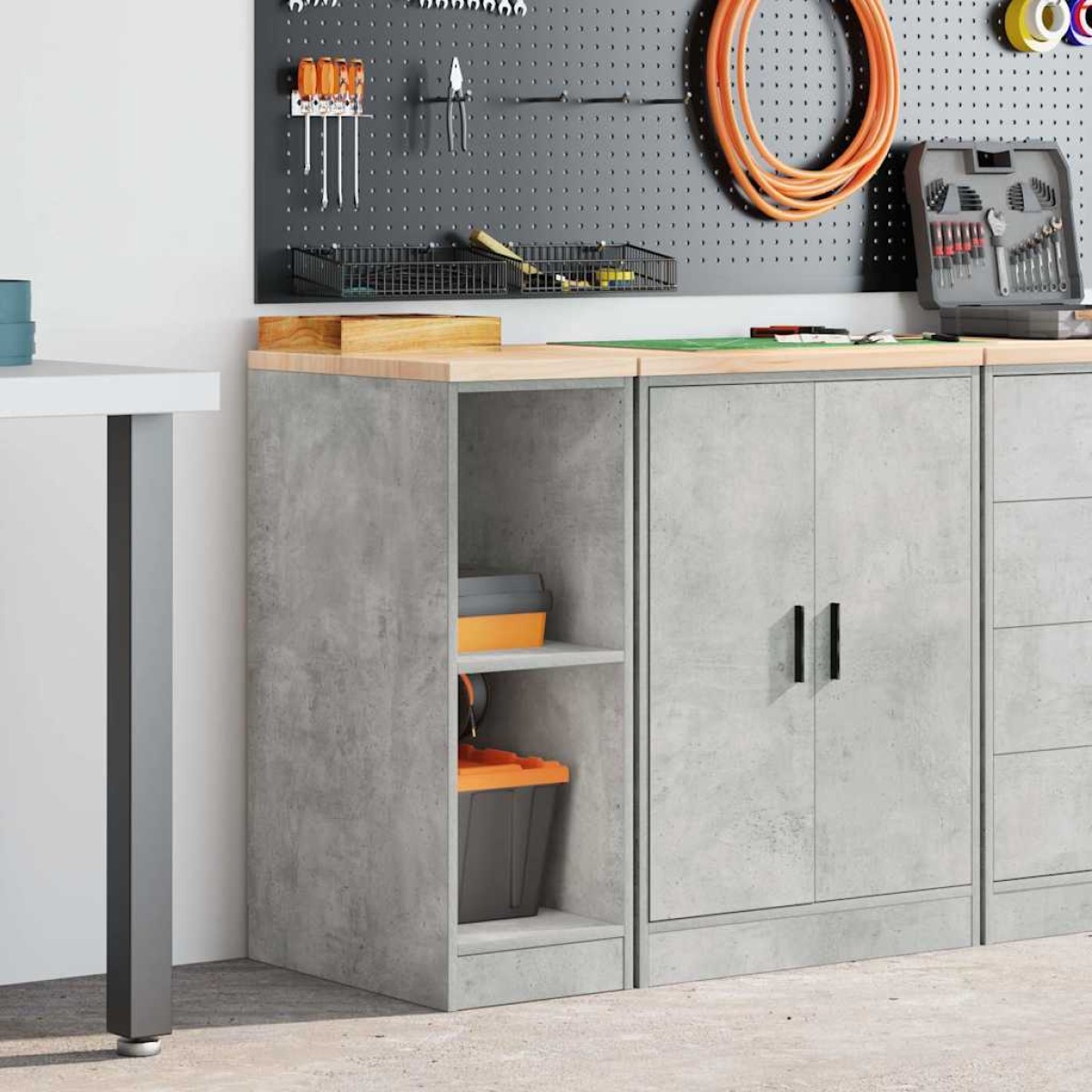 vidaXL ντουλάπι αποθήκευσης γκαράζ 30x51x85 εκ μασίφ ξύλο πεύκο