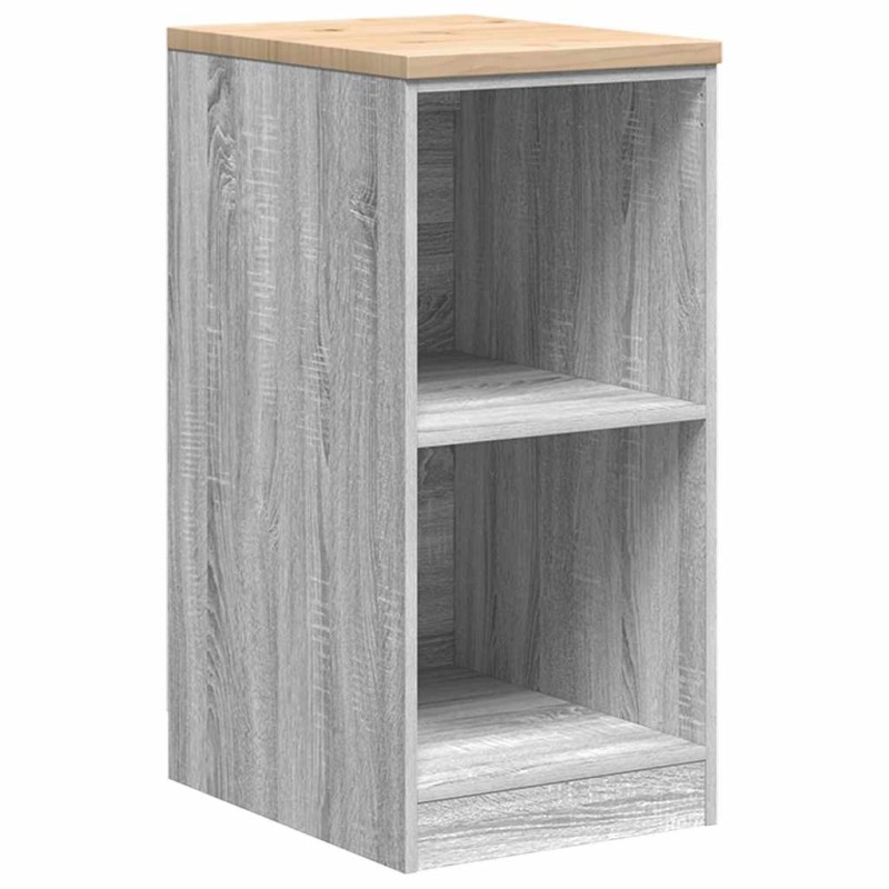 vidaXL ντουλάπι αποθήκευσης γκαράζ 40x51x85 εκ μασίφ ξύλο πεύκο