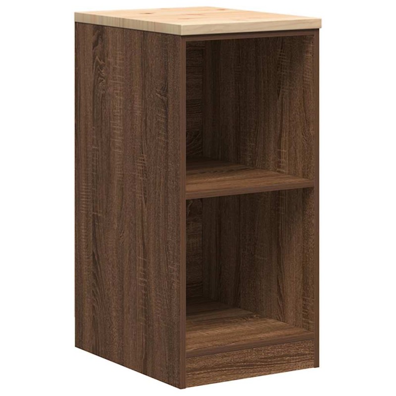 vidaXL ντουλάπι αποθήκευσης γκαράζ 40x51x85 εκ μασίφ ξύλο πεύκο