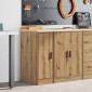 vidaXL ντουλάπι αποθήκευσης γκαράζ 30x51x85 εκ μασίφ ξύλο πεύκο