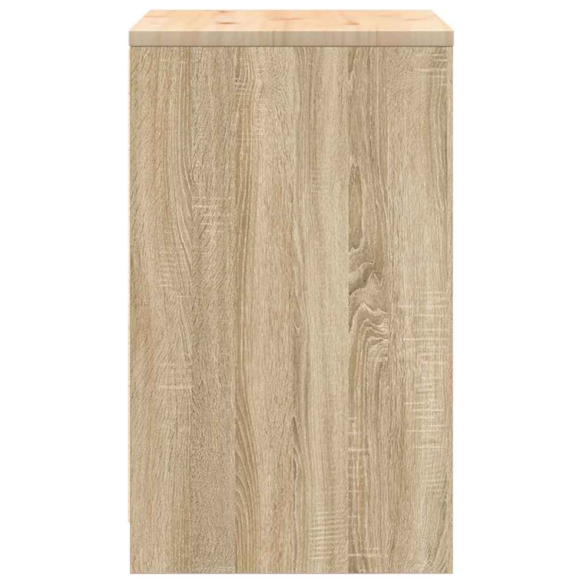 vidaXL ντουλάπι αποθήκευσης γκαράζ 60x51x85 εκ μασίφ ξύλο πεύκο