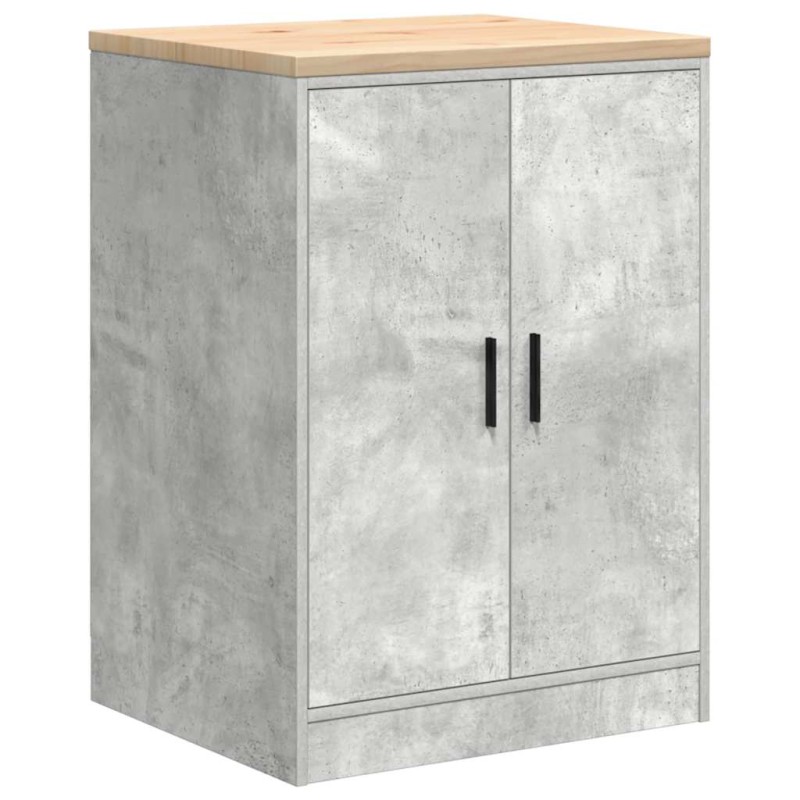 vidaXL ντουλάπι αποθήκευσης γκαράζ 60x51x85 εκ μασίφ ξύλο πεύκο