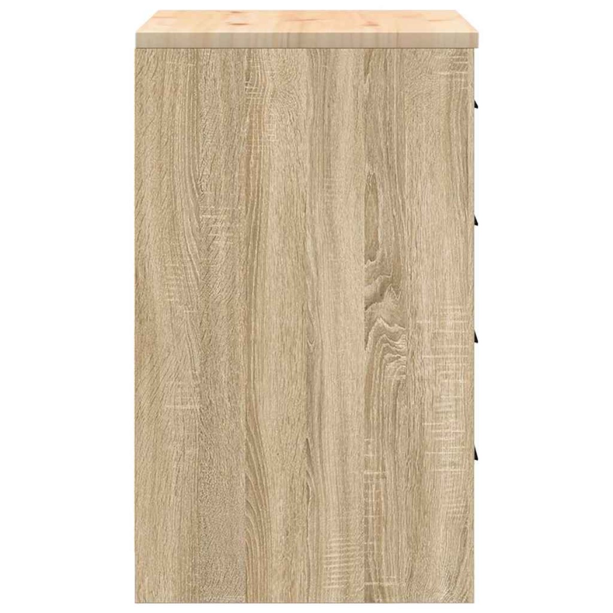 vidaXL ντουλάπι αποθήκευσης γκαράζ 60x51x85 εκ μασίφ ξύλο πεύκο