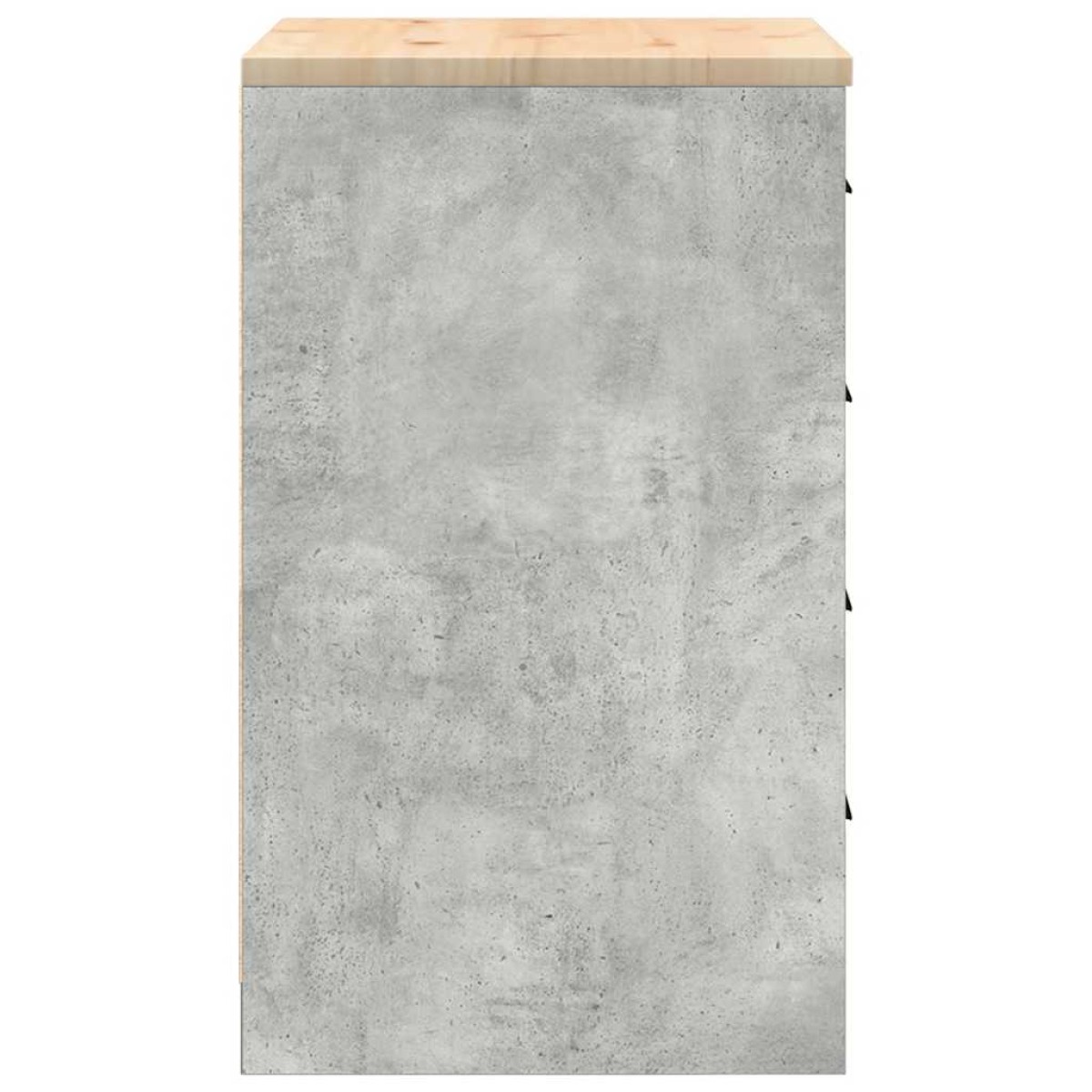 vidaXL ντουλάπι αποθήκευσης γκαράζ 60x51x85 εκ μασίφ ξύλο πεύκο