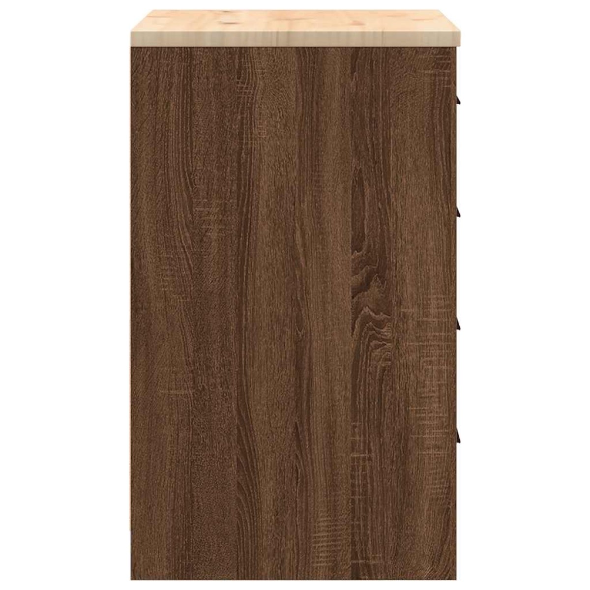 vidaXL ντουλάπι αποθήκευσης γκαράζ 60x51x85 εκ μασίφ ξύλο πεύκο