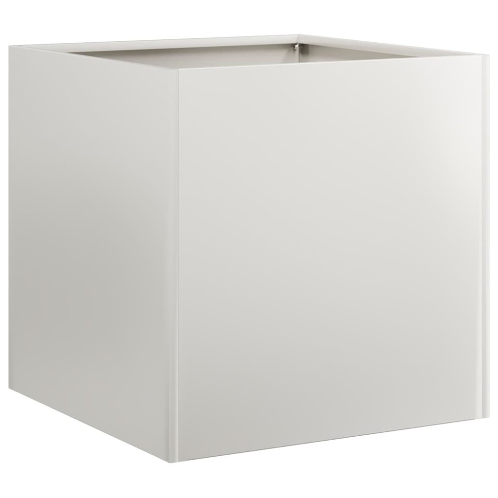 vidaXL Ζαρντινιέρα 40x40x40 εκ. από Ανοξείδωτο Ατσάλι