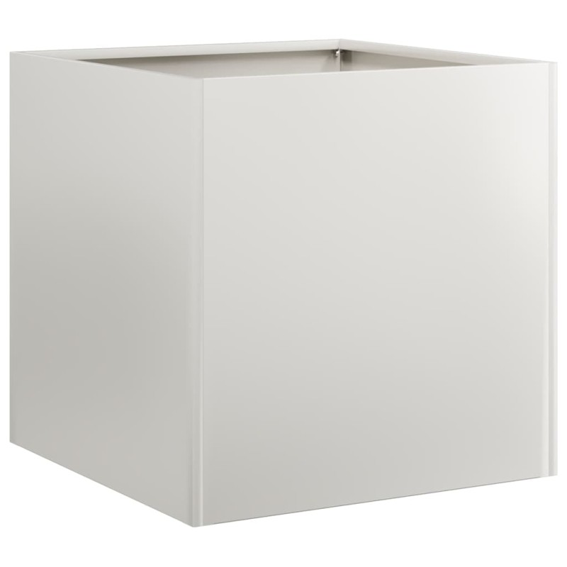 vidaXL Ζαρντινιέρα 40x40x40 εκ. από Ανοξείδωτο Ατσάλι