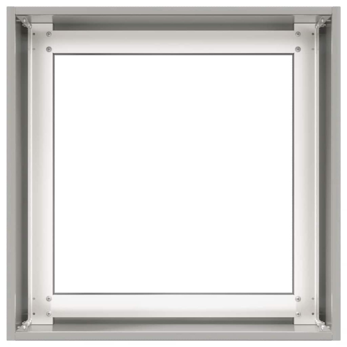 vidaXL Ζαρντινιέρα 40x40x40 εκ. από Ανοξείδωτο Ατσάλι
