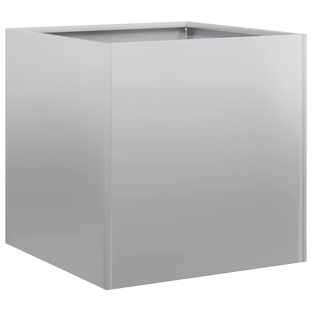 vidaXL Ζαρντινιέρα 40x40x40 εκ. από Γαλβανισμένο Ατσάλι