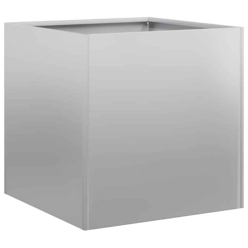 vidaXL Ζαρντινιέρα 40x40x40 εκ. από Γαλβανισμένο Ατσάλι