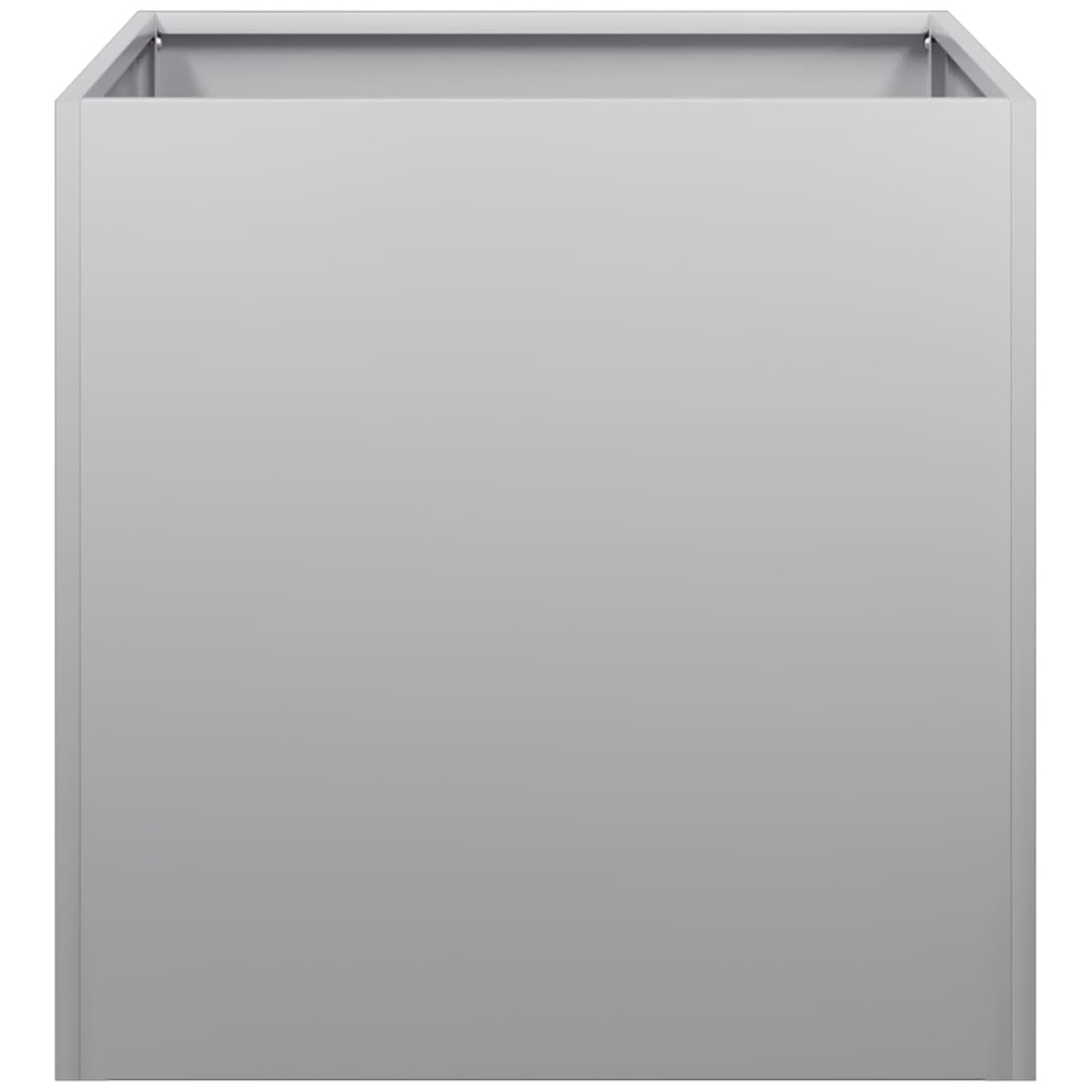 vidaXL Ζαρντινιέρα 40x40x40 εκ. από Γαλβανισμένο Ατσάλι